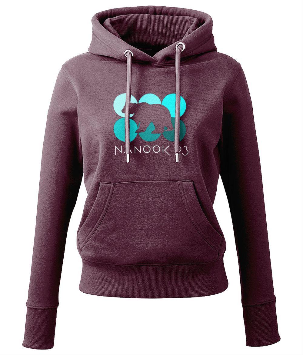 Mint Dots - Womens Hoodie