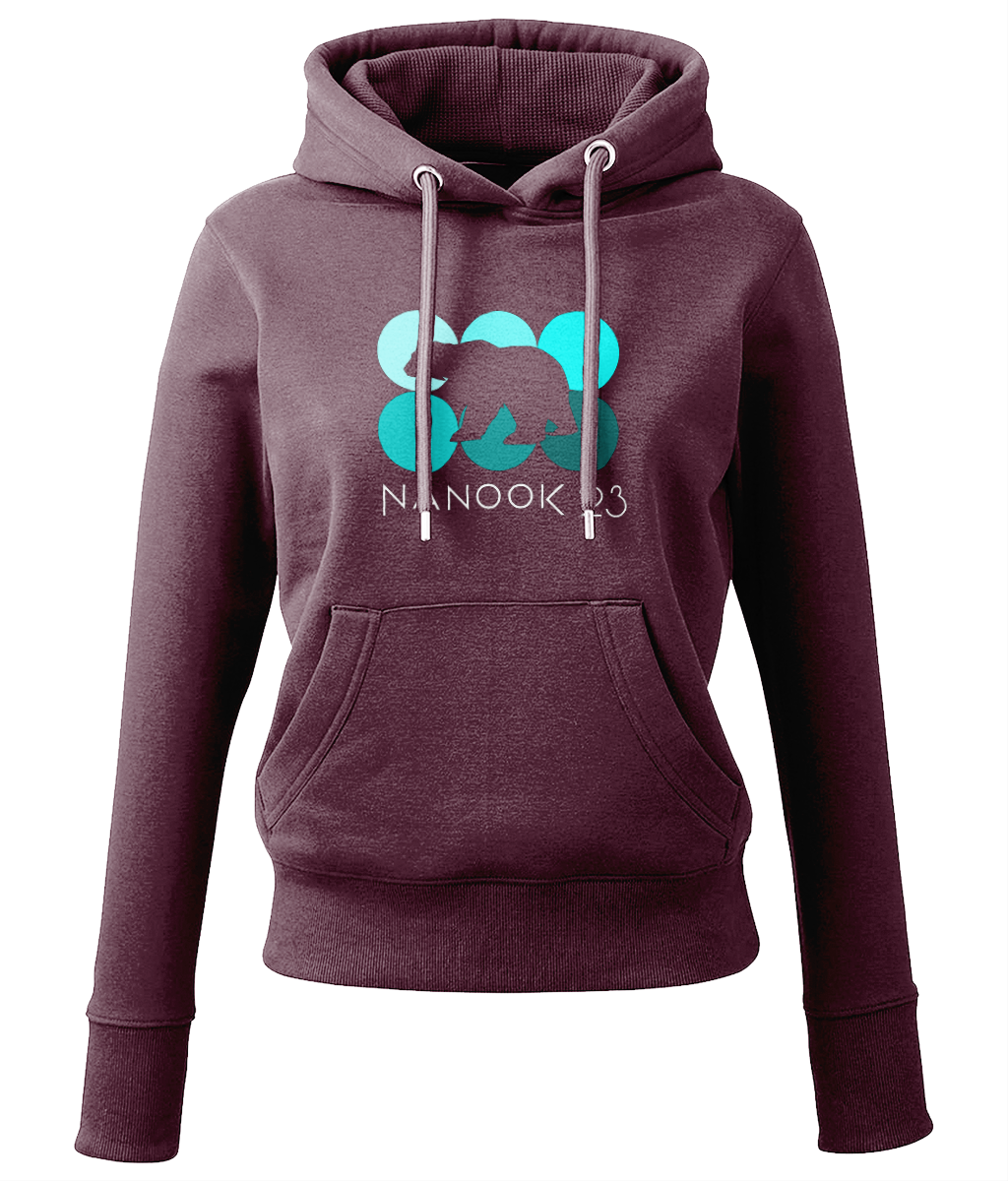 Mint Dots - Womens Hoodie