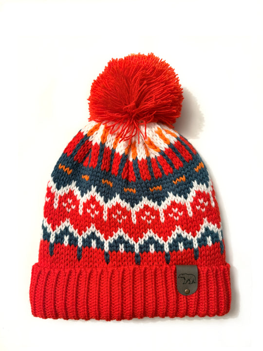 ALPINE RETRO SERIES — Recycled Bobble Hat Beanie