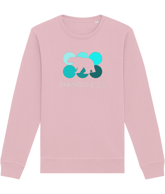 Mint Dots - Unisex Fitted Sweatshirt